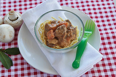 Beef Strogonoff and GF Pasta *